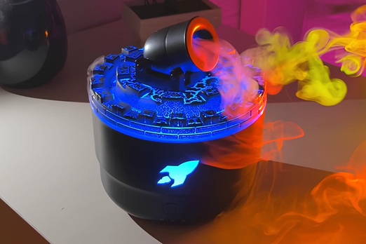 Cannon Blast Aroma Humidifier – Silent Diffuser with 7-Color LED for Home & Bedroom